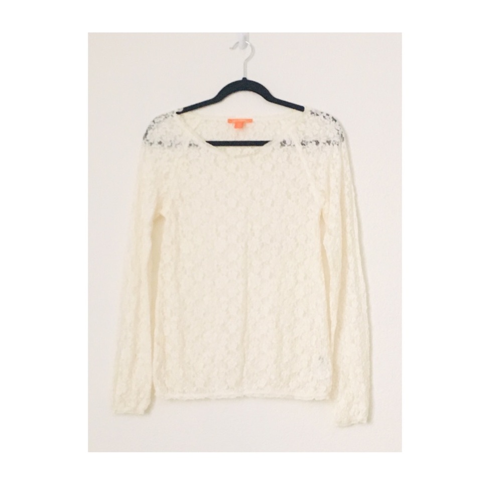 Long Sleeve Joe Fresh Lace Blouse (NWOT)